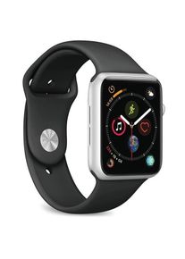 Apple Watch (Series 6) 2020 GPS 40 mm - Aluminium Silber - Sportarmband Schwarz
