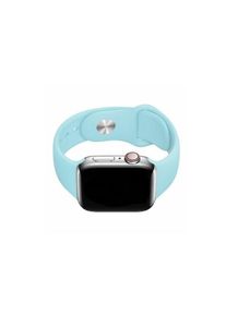 Apple Watch (Series 4) 2018 GPS 44 mm - Aluminium Grau - Sportarmband Blau
