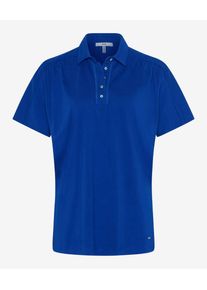 Brax Damen Poloshirt Style CLARE, Blau, Gr. 34