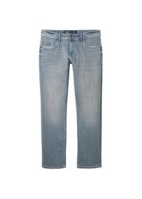 Tom Tailor Herren Marvin Straight Jeans mit recycelter Baumwolle, blau, Uni, Gr. 32/36