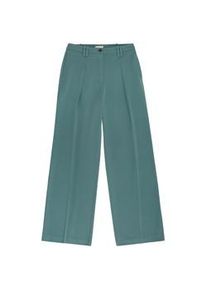 Tom Tailor Damen Lea Wide Leg Hose mit recyceltem Polyester, grün, Uni, Gr. 42/32