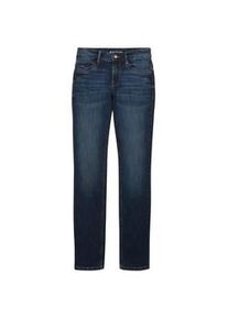 Tom Tailor Damen Alexa Straight Jeans, blau, Uni, Gr. 28/30