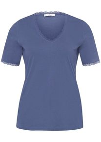 V-Shirt 1/2-Arm Emilia Lay blau