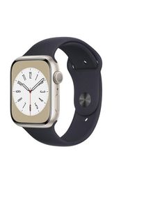 Apple Watch (Series 8) 2022 GPS + Cellular 45 mm - Aluminium Polarstern - Sportarmband