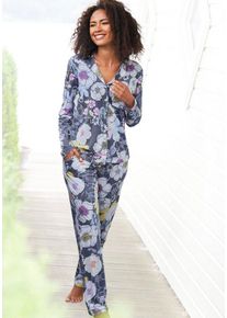 Vivance Dreams Pyjama (2 tlg) in schönem Muster, bunt