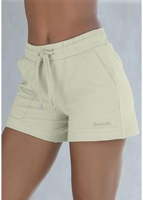 BENCH. LOUNGEWEAR Relaxshorts pistazie Gr. 32/34 für Damen. Mit Logodruck, Kordelzug. Bequem. Nachhaltig.