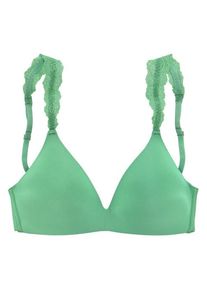 Lascana Push-up-BH grün Gr. 70A. Mit Integriertem Kissen und ohne Bügel