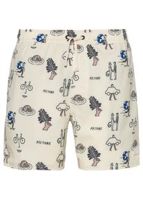 PICTURE Piau Badehose Herren - beige - Gr. L - Polyester/Elastan