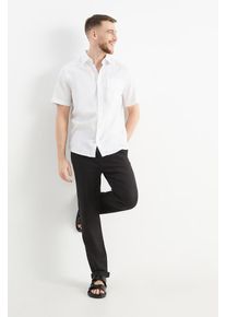 C&A Chino-Tapered Fit-Leinen-Mix