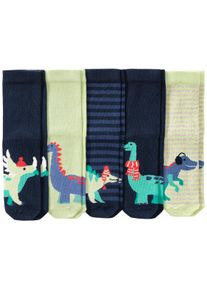 Topolino 5 Paar Kinder Socken mit Dino-Motiven