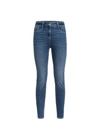 Gina Damen Skinny-Jeans mit Used-Waschung