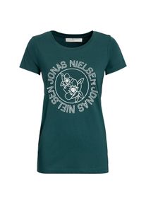 Gina Damen T-Shirt mit College-Print