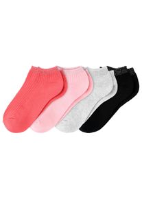 Topolino 4 Paar Mädchen Sneaker-Socken mit Glitzer
