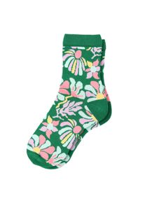 Gina Benotti 1 Paar Damen Socken mit Blumen-Motiven
