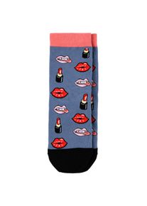 Gina Benotti 1 Paar Damen Socken mit Lippen-Motiven