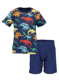 Blue Seven Pyjama kl Kn Pyjama, kurz (Set, 2 tlg), blau