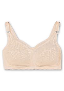 Miss Mary Of Sweden Große Größen BH ohne Bügel mit Cups aus stabiler Spitze Gr. 110E beige für Damen