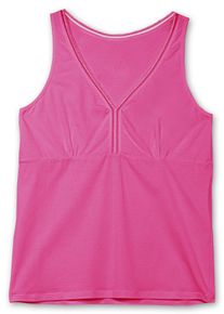 wäschepur Große Größen Doppelpack BH-Hemd mit Zierband am Ausschnitt Gr. 46 pink für Damen