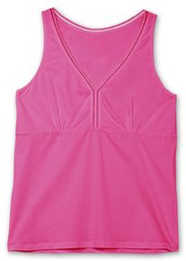 wäschepur Große Größen Doppelpack BH-Hemd mit Zierband am Ausschnitt Gr. 40 pink für Damen