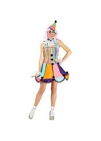 buttinette Clown-Kostüm "Rainbow" für Damen