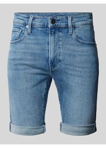 G-Star Raw Slim Fit Jeansshorts im 5-Pocket-Design in hellblau