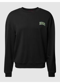 Hugo Sweatshirt mit Label-Stitching