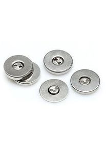 buttinette Magnet-Verschlüsse, zum Annähen, Größe: 19 mm Ø, Inhalt: 4 Stück