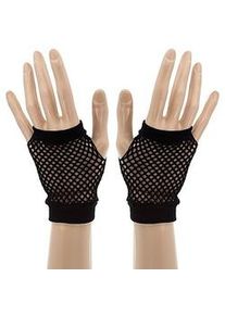 buttinette Netz-Handschuhe, schwarz