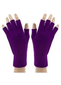 buttinette Strick-Handschuhe, lila