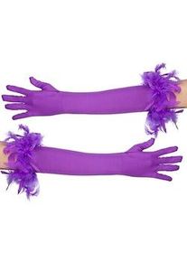 buttinette Handschuhe "Glamour", lila