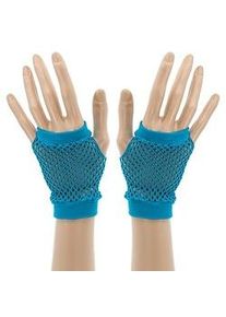 buttinette Netz-Handschuhe, türkis