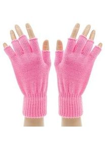 buttinette Strick-Handschuhe, rosa