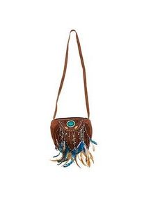 buttinette Tasche "Indianer", braun/blau