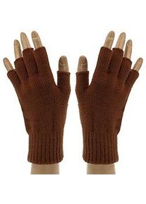 buttinette Strick-Handschuhe, braun