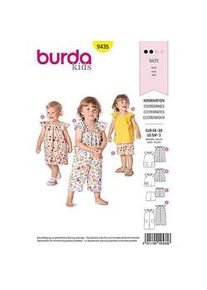 Burda Schnitt 9435 "Sommer-Kombination" für Kleinkinder