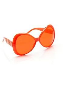 buttinette Brille "XXL-Hippie", orange