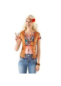 buttinette Hippie-Shirt "Peace" für Damen