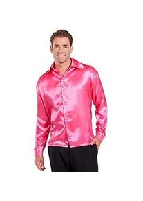 buttinette Hemd "Satin" für Herren, pink
