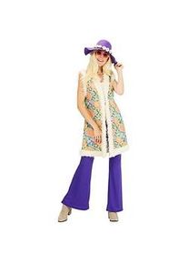 buttinette Kostüm "Hippie" für Damen, violett-color