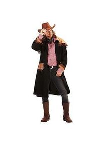 buttinette Mantel "Cowboy" für Herren, schwarz/braun