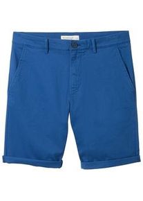 Tom Tailor Herren Slim Chino Shorts, blau, Uni, Gr. 30
