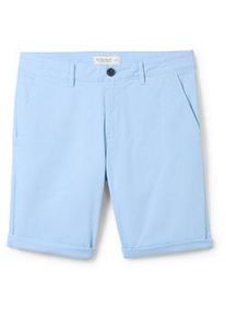 Tom Tailor Herren Slim Chino Shorts, blau, Uni, Gr. 36