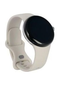 Google Pixel Watch 2, Smartwatch hellbeige, Porcelaine, WiFi Display: 3 cm (1,2 Zoll) Kommunikation: Bluetooth 5.0, NFC, WLAN 802.11 b, WLAN 802.11 g, WLAN 802.11 n Armbandlänge: 130 - 210 mm Touchscreen: mit Touchscreen