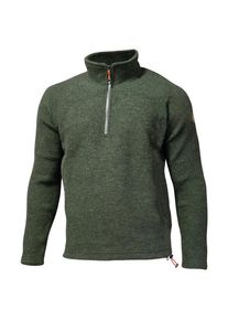 IVANHOE OF SWEDEN Brodal Half Zip Wollpullover Men (Gr XL |oliv)