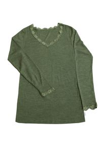 Merinounterwäsche Joha Blouse I L/S 70/30 Damen (Gr XS |oliv)