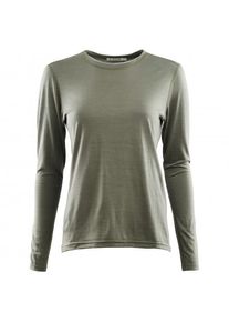 Merinounterwäsche Aclima Lightwool Undershirt Long Damen (Gr XXL |oliv)
