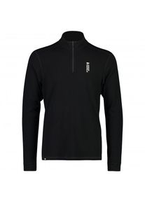 Mons Royale Cascade Merino Flex 200 1/4 Zip Merinounterwäsche Herren (Gr S |schwarz)