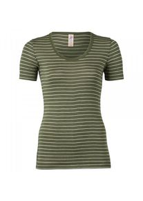 Engel Kurzarm Damen Shirt Seidenunterwäsche Damen (Gr 42/44 |oliv)