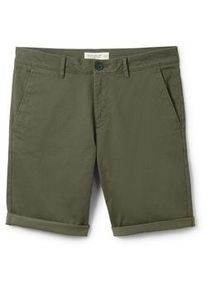 Tom Tailor Herren Slim Chino Shorts, grün, Uni, Gr. 33