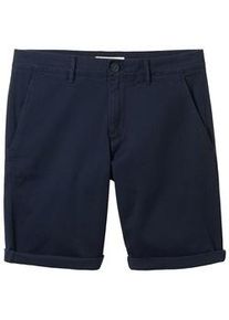 Tom Tailor Herren Slim Chino Shorts, blau, Uni, Gr. 38